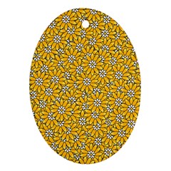 Flowers Bloom Art Colorful Artwork Design Pattern Ornament (oval) by Ravend