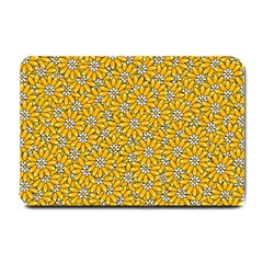 Flowers Bloom Art Colorful Artwork Design Pattern Small Doormat by Ravend