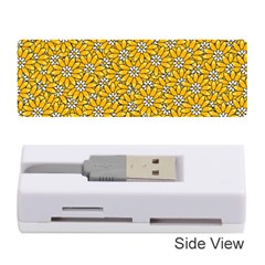 Flowers Bloom Art Colorful Artwork Design Pattern Memory Card Reader (stick) by Ravend