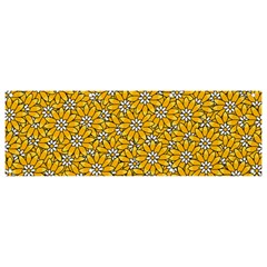 Flowers Bloom Art Colorful Artwork Design Pattern Banner And Sign 9  X 3  by Ravend