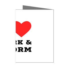 I Love Dark And Storm Mini Greeting Cards (pkg Of 8) by ilovewhateva