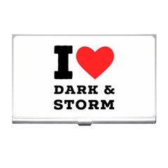 I Love Dark And Storm Business Card Holder by ilovewhateva