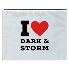 I Love Dark And Storm Cosmetic Bag (xxxl) by ilovewhateva