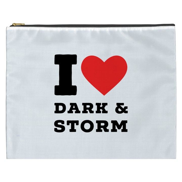 I love dark and storm Cosmetic Bag (XXXL)