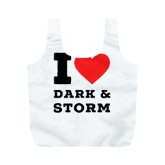 I Love Dark And Storm Full Print Recycle Bag (m) by ilovewhateva