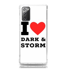 I Love Dark And Storm Samsung Galaxy Note 20 Tpu Uv Case by ilovewhateva