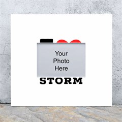 I Love Dark And Storm White Wall Photo Frame 5  X 7  by ilovewhateva