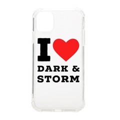 I Love Dark And Storm Iphone 11 Tpu Uv Print Case by ilovewhateva