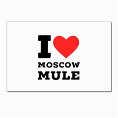 I Love Moscow Mule Postcard 4 x 6  (pkg Of 10) by ilovewhateva