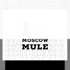 I Love Moscow Mule Rectangular Jigsaw Puzzl by ilovewhateva