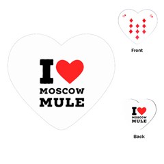 I Love Moscow Mule Playing Cards Single Design (heart) by ilovewhateva