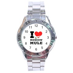 I Love Moscow Mule Stainless Steel Analogue Watch by ilovewhateva