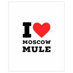 I Love Moscow Mule Drawstring Bag (small) by ilovewhateva