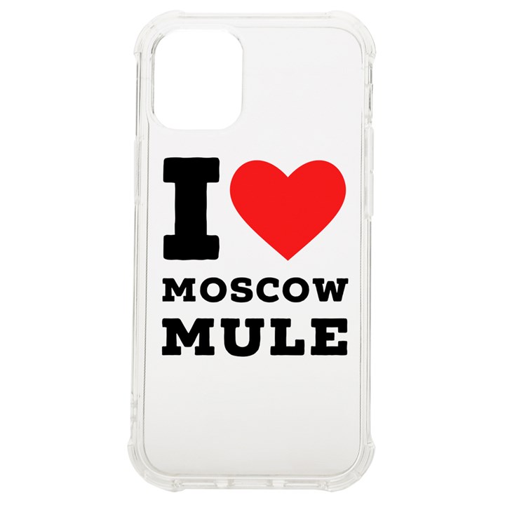 I love Moscow mule iPhone 12 mini TPU UV Print Case	