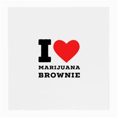 I Love Marijuana Brownie Medium Glasses Cloth (2 Sides) by ilovewhateva