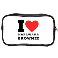 I Love Marijuana Brownie Toiletries Bag (two Sides) by ilovewhateva