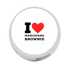 I Love Marijuana Brownie 4-port Usb Hub (one Side) by ilovewhateva