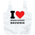 I love marijuana brownie Full Print Recycle Bag (XL) Front