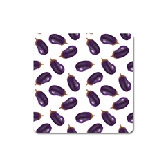 Eggplant Square Magnet