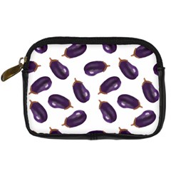 Eggplant Digital Camera Leather Case by SychEva