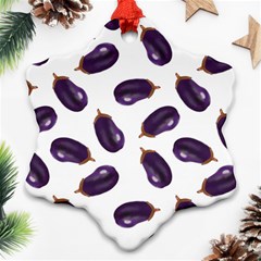 Eggplant Ornament (snowflake) by SychEva