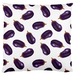 Eggplant Large Cushion Case (one Side) by SychEva