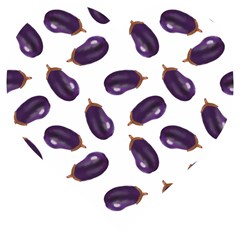 Eggplant Wooden Puzzle Heart