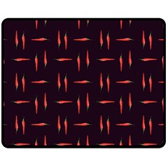 Hot Peppers Fleece Blanket (medium) by SychEva