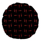 Hot Peppers Large 18  Premium Round Cushions Back