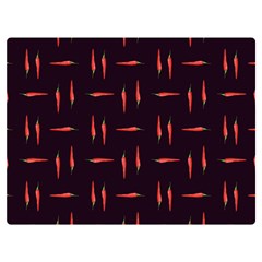 Hot Peppers Premium Plush Fleece Blanket (extra Small) by SychEva