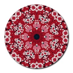 Traditional Cherry Blossom  Round Mousepad by Kiyoshi88