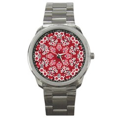 Traditional Cherry Blossom  Sport Metal Watch by Kiyoshi88