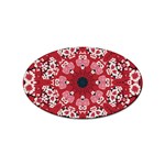 Traditional Cherry blossom  Sticker Oval (100 pack) Front