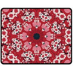 Traditional Cherry Blossom  Fleece Blanket (medium) by Kiyoshi88