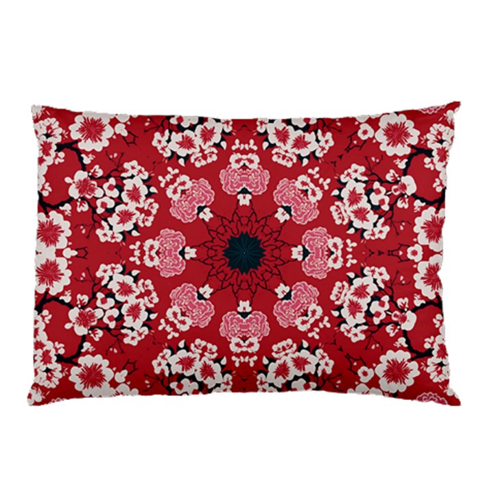 Traditional Cherry blossom  Pillow Case (Two Sides)