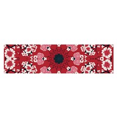 Traditional Cherry Blossom  Oblong Satin Scarf (16  X 60 ) by Kiyoshi88