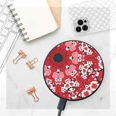 Traditional Cherry Blossom  Wireless Fast Charger(black) by Kiyoshi88