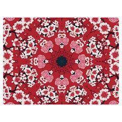 Traditional Cherry Blossom  Two Sides Premium Plush Fleece Blanket (extra Small) by Kiyoshi88