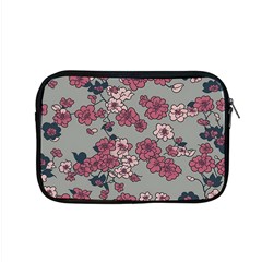 Traditional Cherry Blossom On A Gray Background Apple Macbook Pro 15  Zipper Case by Kiyoshi88