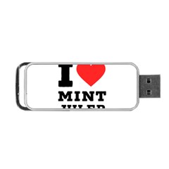 I Love Mint Julep Portable Usb Flash (two Sides) by ilovewhateva