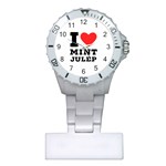 I love mint julep Plastic Nurses Watch Front