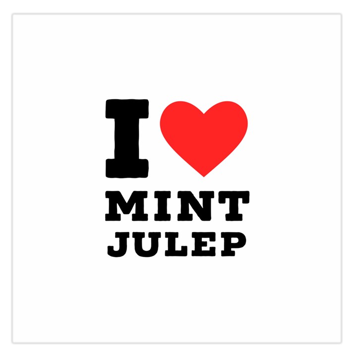 I love mint julep Square Satin Scarf (36  x 36 )