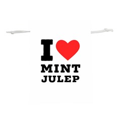 I Love Mint Julep Lightweight Drawstring Pouch (l) by ilovewhateva