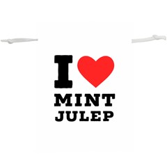 I Love Mint Julep Lightweight Drawstring Pouch (xl) by ilovewhateva