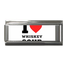 I Love Whiskey Sour Superlink Italian Charm (9mm) by ilovewhateva