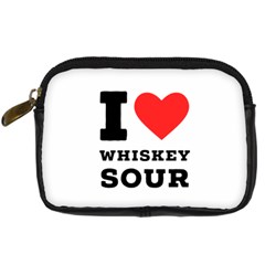 I Love Whiskey Sour Digital Camera Leather Case by ilovewhateva