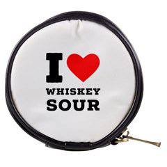 I Love Whiskey Sour Mini Makeup Bag by ilovewhateva