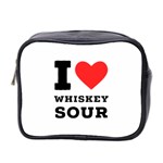 I love whiskey sour Mini Toiletries Bag (Two Sides) Front