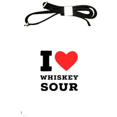 I Love Whiskey Sour Shoulder Sling Bag by ilovewhateva