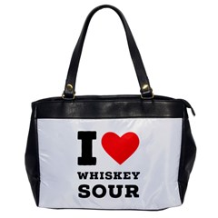 I Love Whiskey Sour Oversize Office Handbag by ilovewhateva